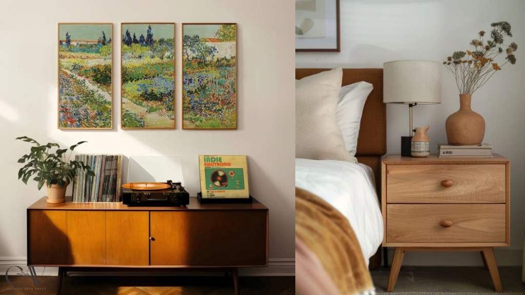 Different furniture and decor