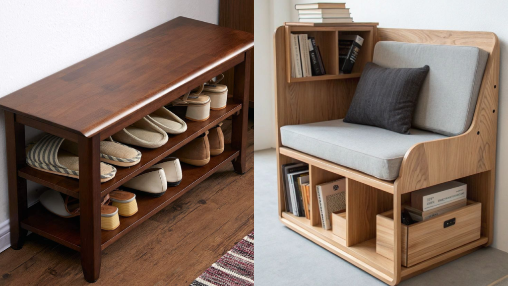 storage cum sitting solutions